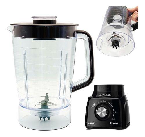 Copo Liquidificador Mondial Turbo Power Sangel L 99 Fb Preto - Micromax