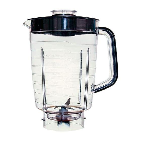 Copo Liquidificador Walita Philips Ri2134/2135/2136/2137 Pt Menor preço em Copo Liquidificador Walita Philips Ri2134/2135/2136/2137 Pt