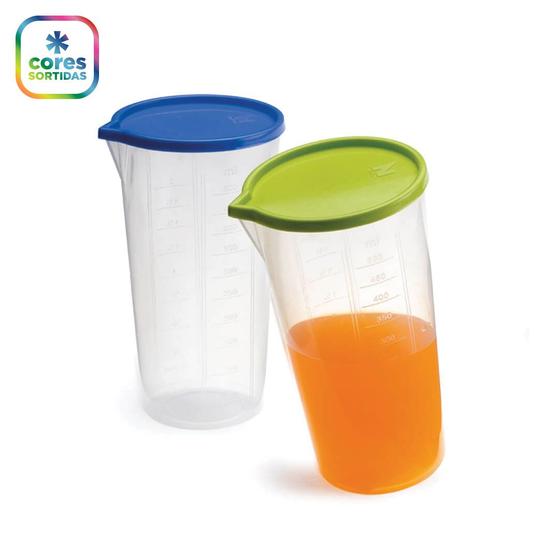 Copo Medidor Com Tampa 500 ml Menor preço em Copo Medidor Com Tampa 500 ml