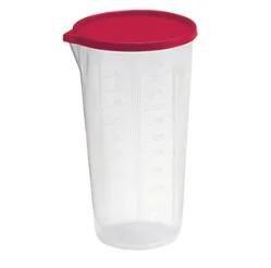 Copo Medidor Com Tampa 8,5x9,3x16CM 500ml Transparente Menor preço em Copo Medidor Com Tampa 8,5x9,3x16CM 500ml Transparente