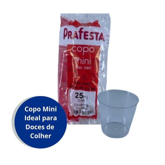 Imagem de Copo Mini 25ml ideal para Doces de Colher com 50 unidades