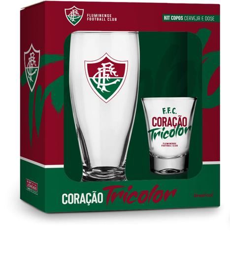 Imagem de Copo munich e copo dose olé  fluminense