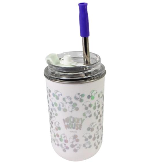 Imagem de Copo Neo Mickey Com Canudo Zona Criativa Térmico Inox
