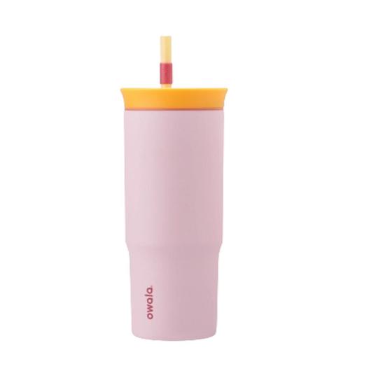 Imagem de Copo Owala Tumbler Stainless Steel Termica 24Oz/710Ml-Amarelo/Rosa(Candy Store)