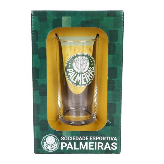 Imagem de Copo Palmeiras 300 ml Long Drink Luva - Allmix