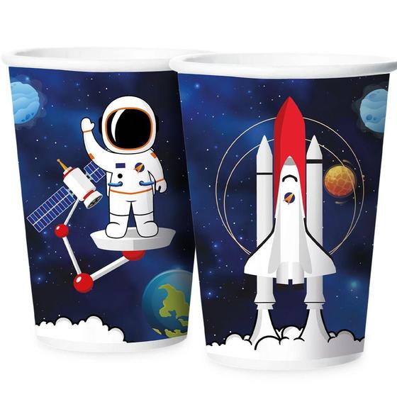 Imagem de Copo Papel 180ml Espacial C/12 Regina