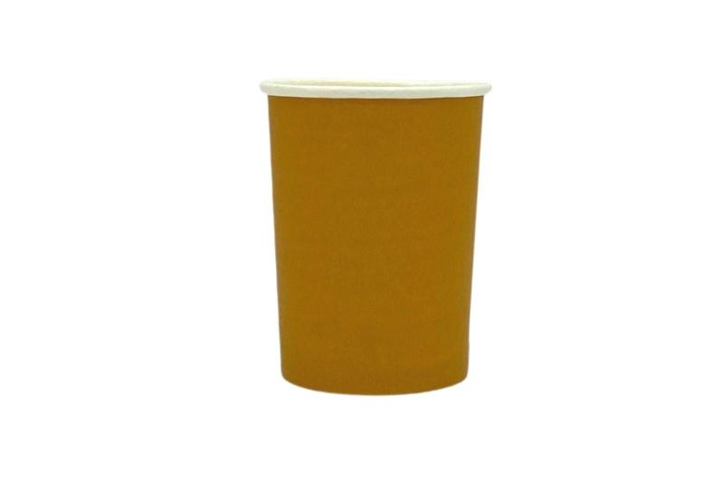 Imagem de Copo Papel 200ml Dourado C/8 Forfest