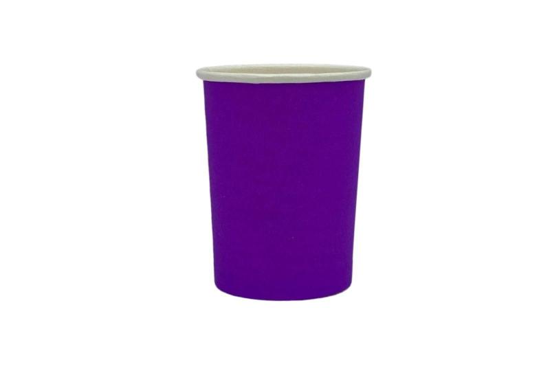 Imagem de Copo Papel 200ml Roxo C/8 Forfest