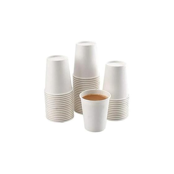 Imagem de Copo papel branco 60ml com 50 unidades rzkbiopack