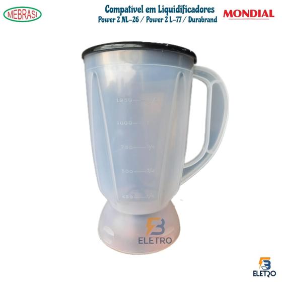 Imagem de Copo para Liquidificador Mondial Power Red L-77