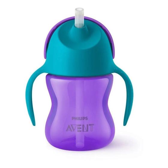 Imagem de Copo Philips Avent Dinossauro Com Canudo 200ML Roxa - 844709