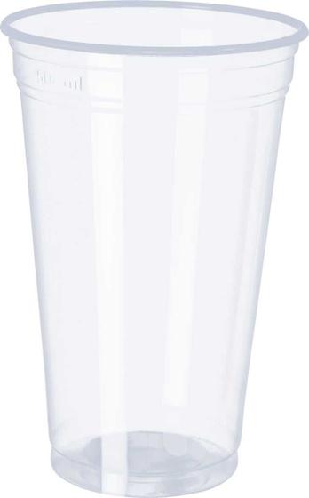 Imagem de Copo plastico 500ml corrugado transparente pp 50un copobras