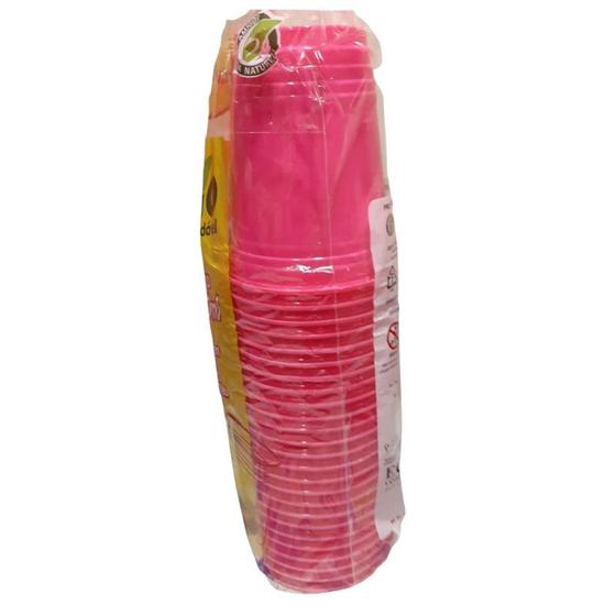 Imagem de Copo Plástico Biodegradável Pink TrikTrik 400ml (25 un.)