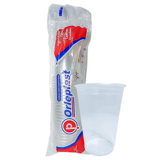 Imagem de Copo Plástico Descartável 700 Ml Transparente 500 Unidades