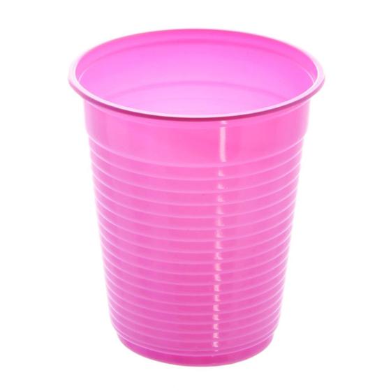 Imagem de Copo Plástico Festinha  Smv-200 Rosa - Copobras 200ml C/50uni