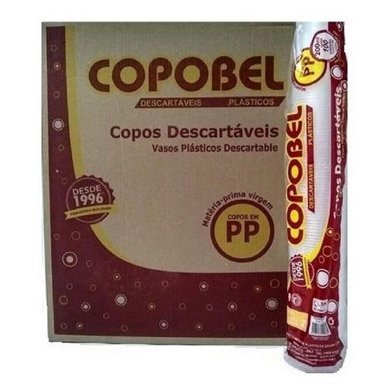 Imagem de Copo PP 180ML Transparente Pacote C/100 Copos Copobel