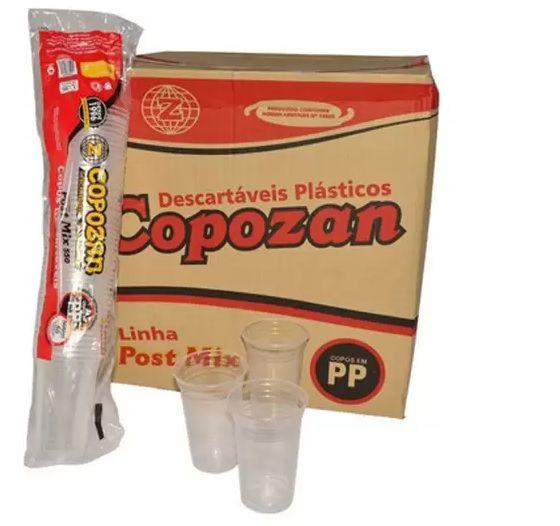 Imagem de Copo PP 440ML Transparente Pacote C/50 Copos Copozan