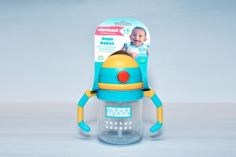 Imagem de Copo Robot 380ml Amarelo