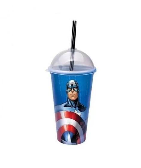 Imagem de Copo Shake Capitão América De 500 Ml