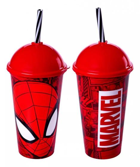 Imagem de Copo Shake Homem-Aranha 500Ml Marvel - Plasútil 008316