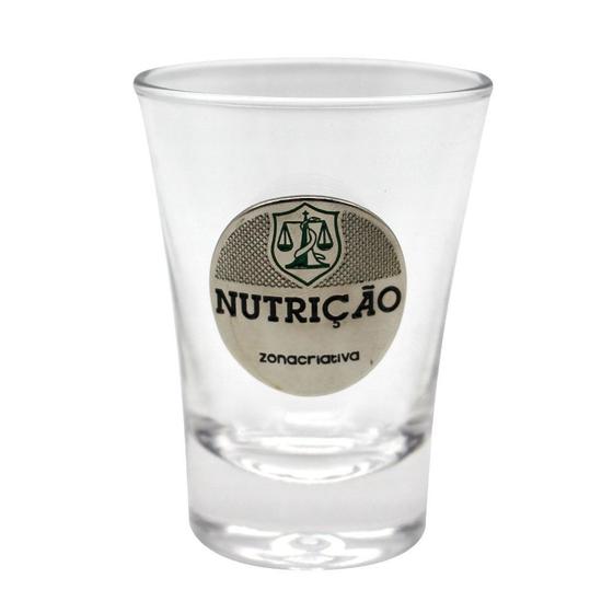 Imagem de Copo Shot Profissão Nutrição Bebidas Festas 60 ml Zona Criativa