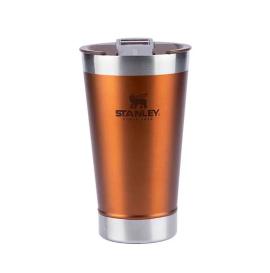 Imagem de Copo stanley térmico de cerveja com tampa cobre maple 473ml 08096-01