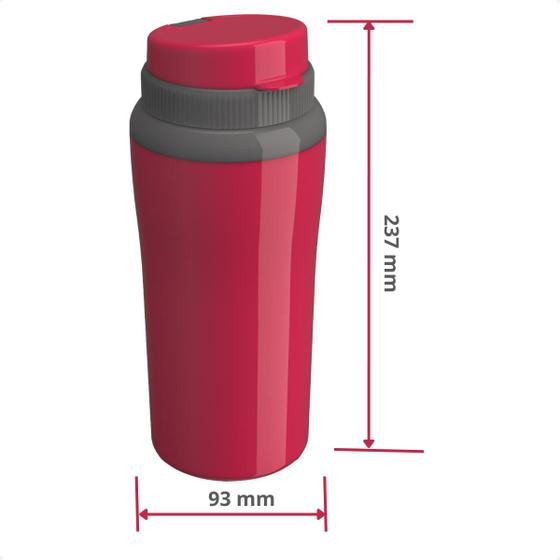 Imagem de Copo Térmico 650ml Com Tampa E Parede Dupla Café Água Chá