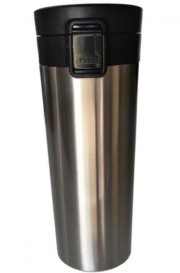 Copo Térmico Aço Inox Vácuo Caneca Café Garrafa 400ml Chá Cor: Prata Menor preço em Copo Térmico Aço Inox Vácuo Caneca Café Garrafa 400ml Chá Cor: Prata