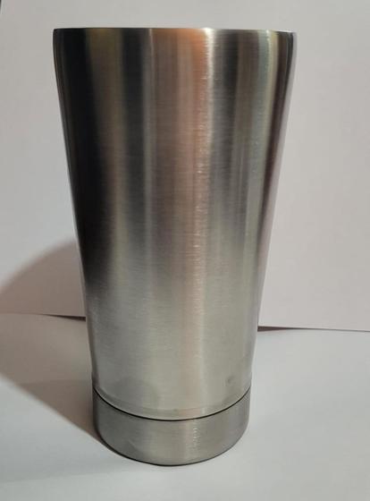 Imagem de Copo Térmico Aço Inoxidável Parede Dupla Vácuo Com Abridor E Tampa 473ml