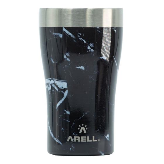 Imagem de Copo Térmico Arell com Isolamento a Vácuo Tulip Pint de 500ml  Black Marble