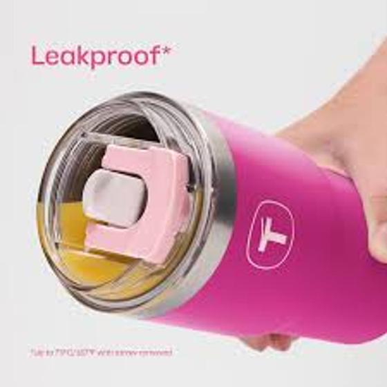 Imagem de Copo Termico Big T Com Canudo Pink 630ML
