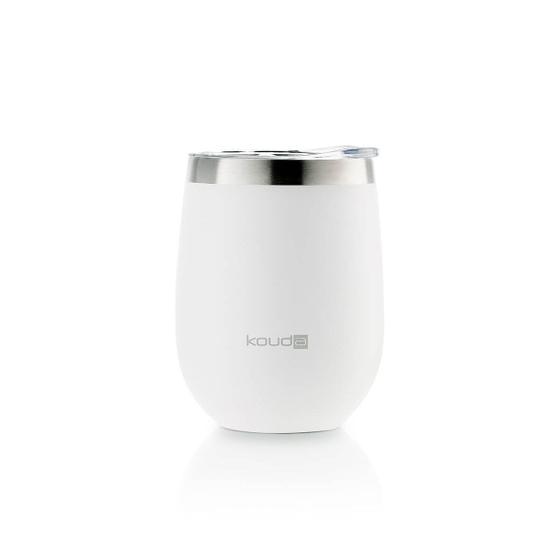 Imagem de Copo Térmico Branco Com Tampa 360ml Kouda