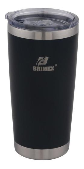 Imagem de Copo Térmico Brimex Com Tampa 600ml Inox Varias Cores