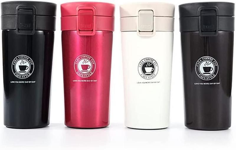 Imagem de Copo Térmico Café Aço Inox Caneca A Vácuo Vacuum Chá 380 Ml