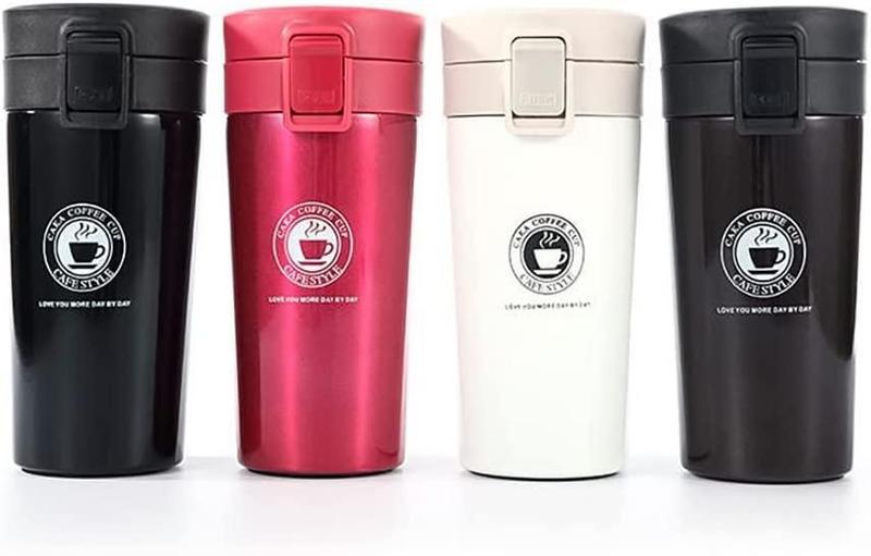 Imagem de Copo Térmico Café Aço Inox Caneca A Vácuo Vacuum Chá 380 Ml