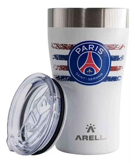 Imagem de Copo Térmico Cerveja Com Tampa Arell - Paris Saint Germain