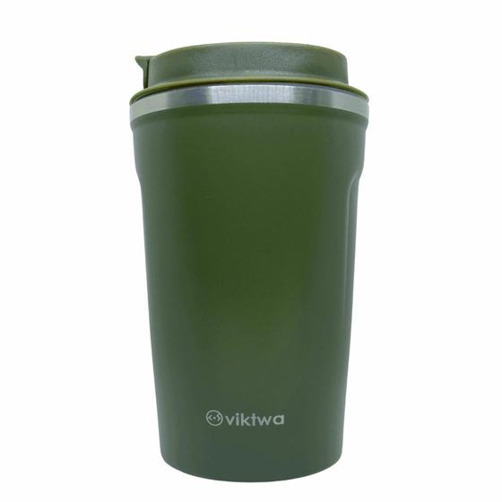 Imagem de Copo termico coffee verde militar 380ml viktwa