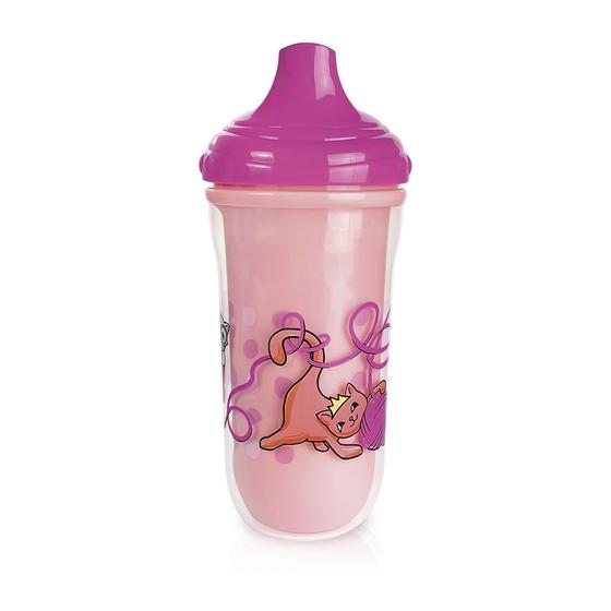 Imagem de Copo Térmico com Bico Rígido Resistente Divertido 270 ml - Nuby