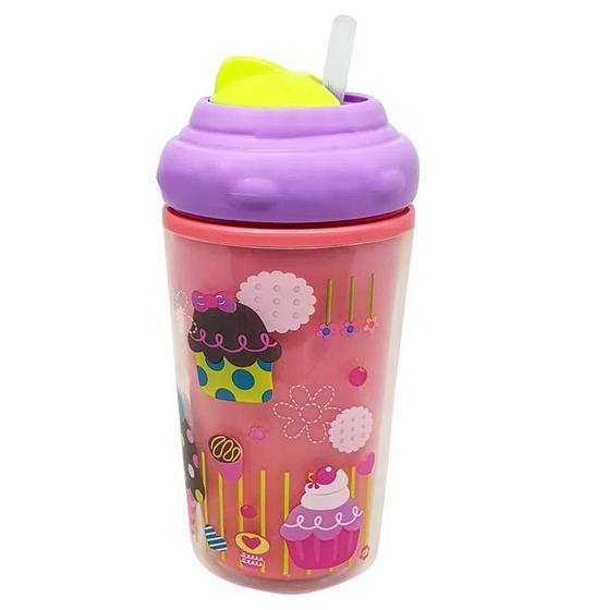 Imagem de Copo Térmico Com Canudo De Silicone Cool 24m+ Multikids Baby - BB034