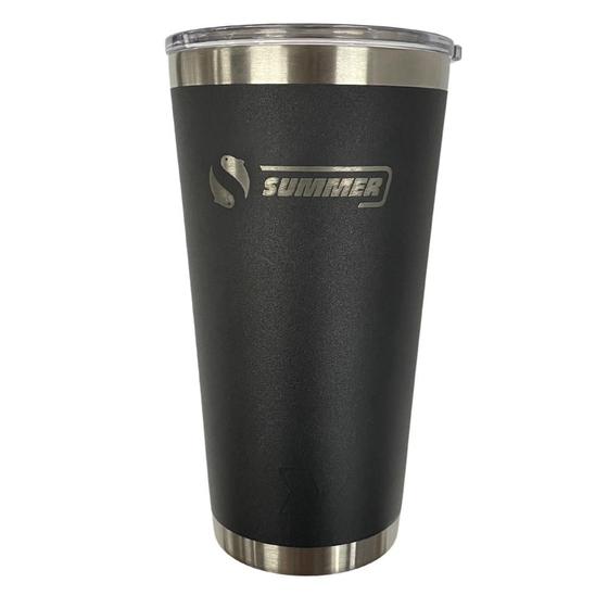 Imagem de Copo Térmico Com Tampa 473ml Para Cerveja Chá Café Summer
