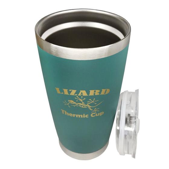 Imagem de Copo Térmico Com Tampa 500ml Verde 03 Lizard