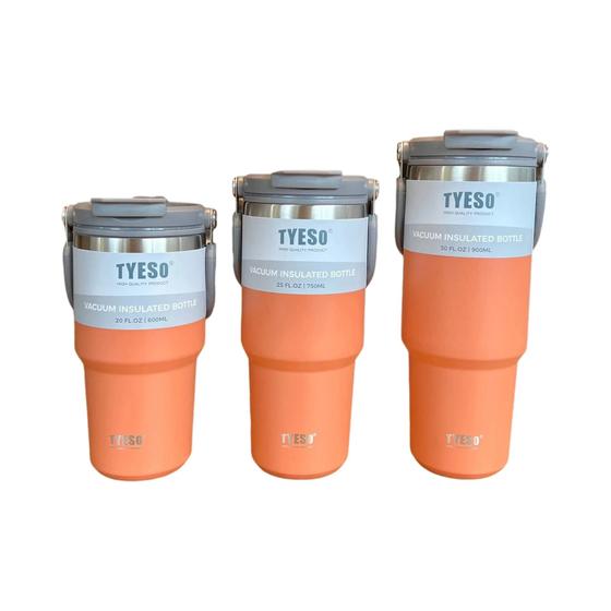Imagem de Copo Térmico de Aço Inoxidável com Camada Dupla - Garrafa Térmica para Viagem
