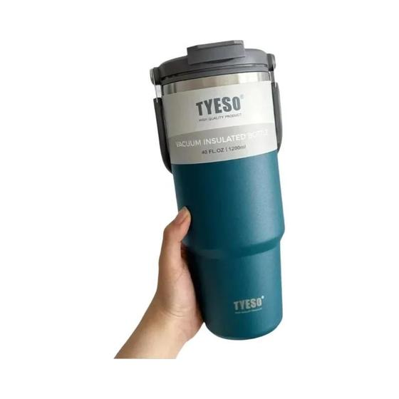 Imagem de Copo Térmico de Aço Inoxidável com Isolamento Duplo - Para Café, Água Quente e Fria