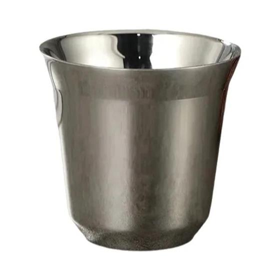 Imagem de Copo Térmico de Aço Inoxidável com Parede Dupla - 80ml - para Café, Chá e Vinho