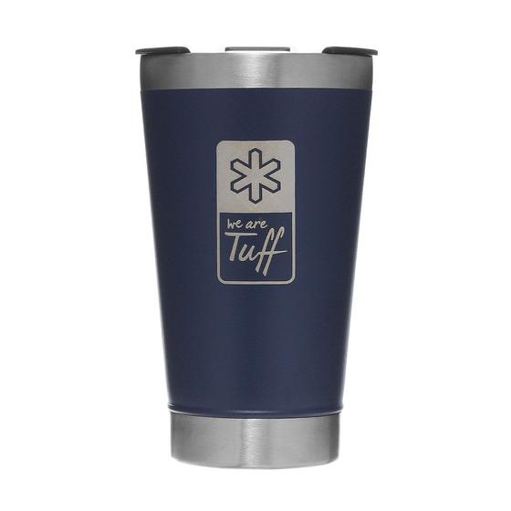 Imagem de Copo Térmico de Alumínio Azul Marinho com Abridor 473ml Tuff 31045