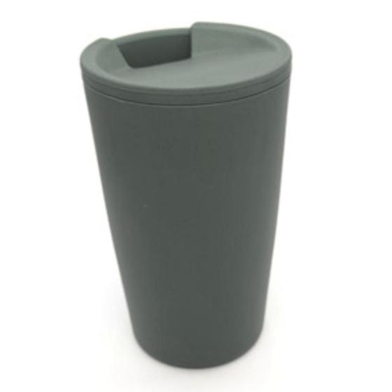 Imagem de Copo Térmico De Bambu E Pp Parede Dupla 500Ml Cinza - Ad