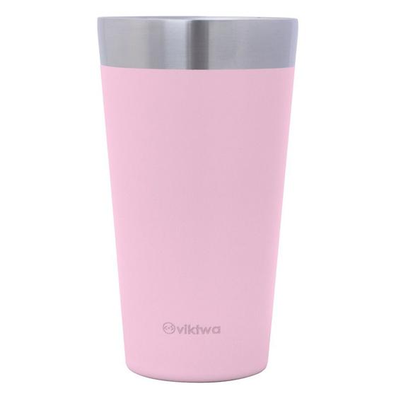 Imagem de Copo Térmico de Cerveja 473 ml Dream Rosa VIKTWA