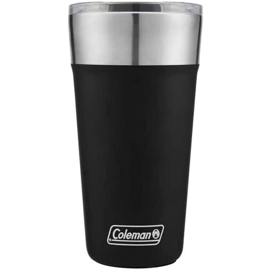 Imagem de Copo Térmico de Cerveja com Abridor 15h Gelado 600ML Preto Coleman - 7891691011276