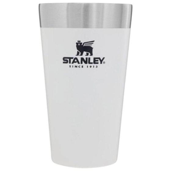 Imagem de COPO TÉRMICO DE CERVEJA STANLEY S/ TAMPA BRANCO 473ml - COD.8030-02