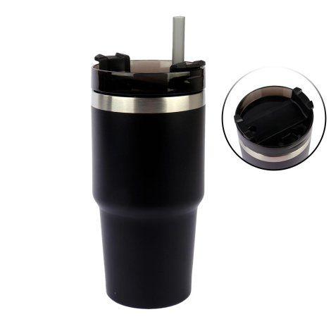 Imagem de Copo Termico de Inox 900ml com Canudo Color